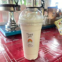 มะพร้าวปั่นนมสด