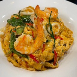 ข้าวไข่ข้นห่อหมกทะเล