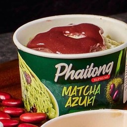 ชาเขียว ถั่วแดง 1 ถ้วย (80 ก.)