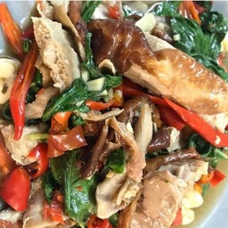 ข้าวราดกะเพราเป็ด