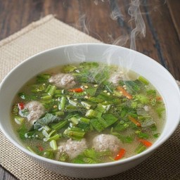 หมูสับต้มมะนาว