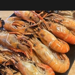 กุ้งเผาครึ่งกิโล (ไซร์25-30ตัวโล)