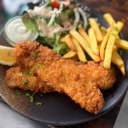 ST16 สเต็กปลาดอรี่ทอด Fried Dolly Fish Steak