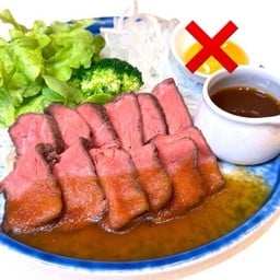 โรสต์บีฟ Roast Beef (No Rice,No Egg)