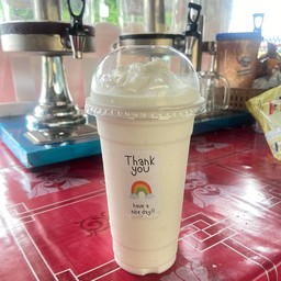 น้ำมะพร้าวนมสดปั่น