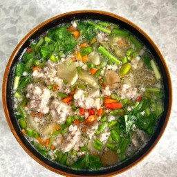 หมูสับต้้มเกี้ยมฉ่าย