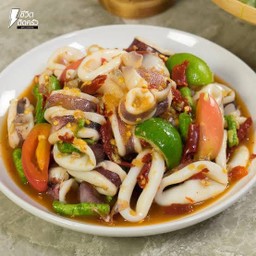 ตำเหลาปลาหมึก
