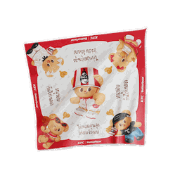 ผ้าพันคอน้องเนยลูกรักผู้พัน สีขาว