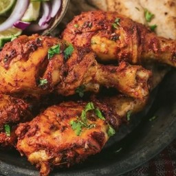 Jumbo combo set (chicken tandoori,butter chicken,mix veg masala,raita,rice,garlic naan)
