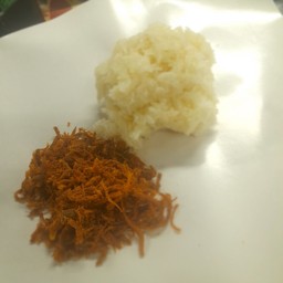 ข้าวเหนียวหมูฝอย