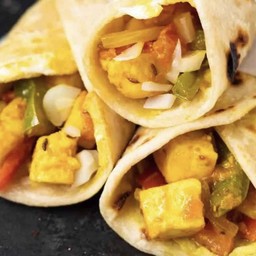 Paneer tikka wrap