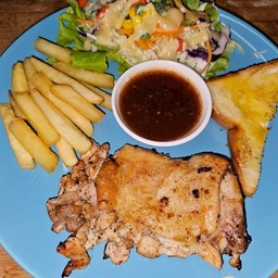 สเต็กไก่พริกไทยดำ