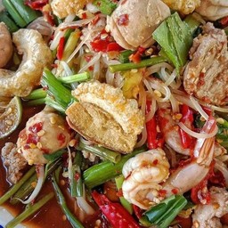 ตำมั่วกุ้งลวก