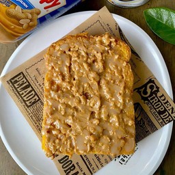 ปังปิ้ง เนยถั่ว  ( 1 แผ่น )