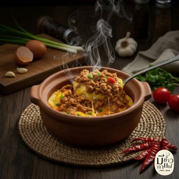 ข้าวไข่ข้นหมูลาวา