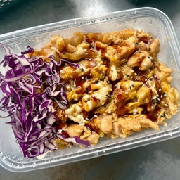 ข้าวหน้าไก่ใส่ไข่ (เทริยากิ)