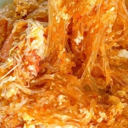 สุกี้แห้งกุ้งไม่ใส่ผัก