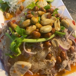 ยำวุ้นเส้นหมูสับ