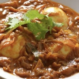 kerala style egg masala (2 eggs)