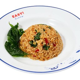 ข้าวผัดกะเพราหมูคั่ว