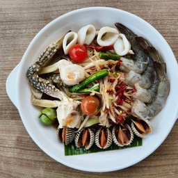 ปูปลาร้าทะเล(จาน)