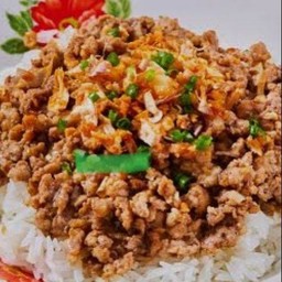 หมูสับทอดกระเทียม