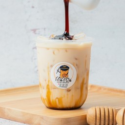 น้ำเต้าหู้บราวน์ชูการ์เย็น (ใส่แก้ว)