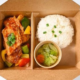 Sweet & Sour Fish with Rice