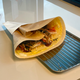 เครปไข่ปูอัดสาหร่ายซอสทาโกะยากิ