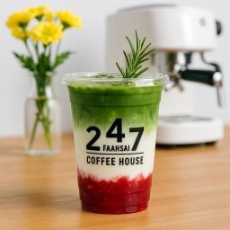 มัทฉะ สตรอเบอรี่ นมสด