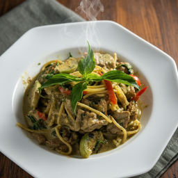 สปาเกตตี้ซอสเขียวหวาน