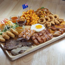 สเต็กถาด ( จัมโบ้ A ) ฟรี โค้ก 1 กระป๋อง