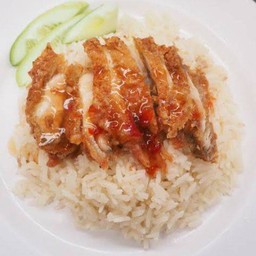 ข้าวมันไก่ทอด ธรรมดา