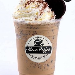 โกโก้นมสดโอริโอ้ปั่น+วิปครีม