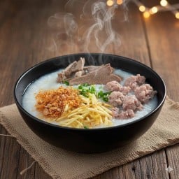 โจ๊กหมูเด้ง+ตับ