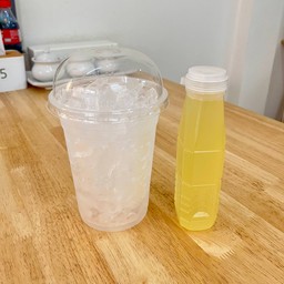 น้ำผึ้งมะนาวถัง (แยกน้ำ+น้ำแข็ง)