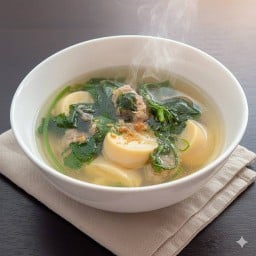 ต้มจืดเต้าหู้ตำลึงหมูเด้ง