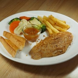 สเต็กปลาดอลลี่ย่าง