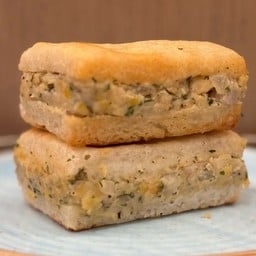 แซนวิช“ทูน่าวีแกน“ | กลูเตนฟรี วีแกน(มีกระเทียม) | ~350ก