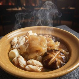 กระเพาะปลาน้ำแดงเนื้อปู