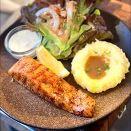 ST17 สเต็กแซลมอน นอร์เวย์ ฟินเล่ย์160g Salmon Fillet Steak