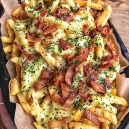 เฟรนฟราย ท๊อปปิ้งเบคอนชีส มาโย