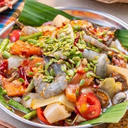 ตำลาว กุ้งสด
