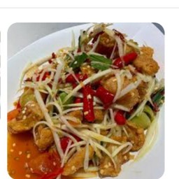 ตำปูปลาร้ากากหมู