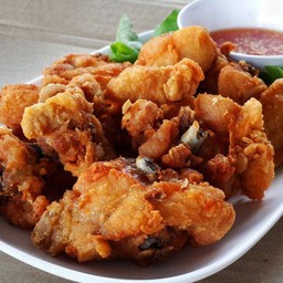 ไก่ทอดเกลือ (Salt fried chicken)
