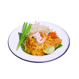 ผัดไทยกุ้งสด