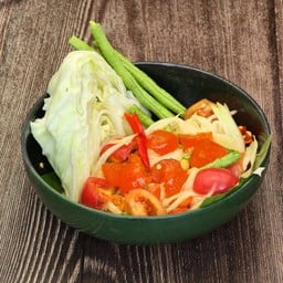 ตำไข่แดงเค็ม