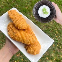 ชุดเซ็ทใหญ่สันในดั้งเดิม+ข้าว(ซอสเกาหลี)