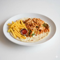 เคบับไก่+เนื้อ+เฟรนฟราย