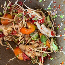 ตำปูปลาร้าตีนไก่